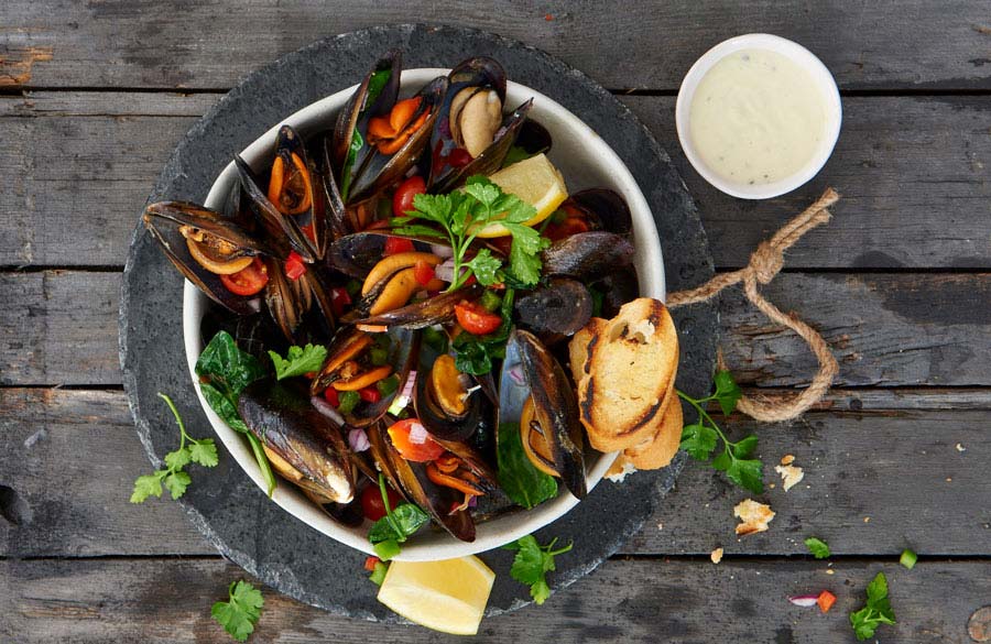 Mussels at Cape Town Fish Market