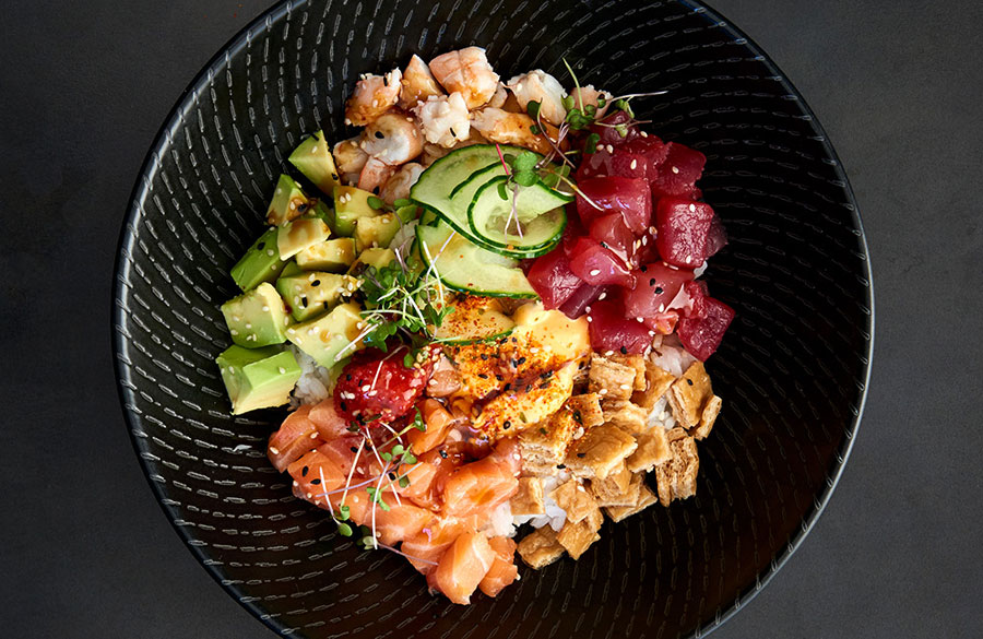 Introducing the poke bowl - a seafood, salad and sashimi lov